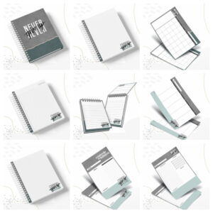kit digital masculino neutro para planner e papelaria