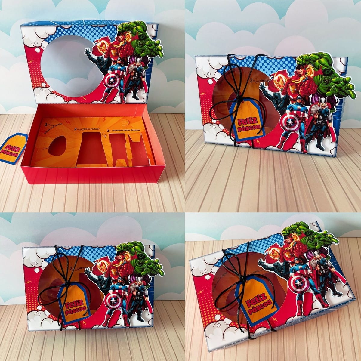 Kit digital Mini Confeiteiro Super Heróis em PDF e Studio 1 Kit digital Mini Confeiteiro Super Heróis em PDF e Studio