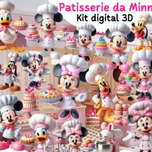 Kit Digital Minnie Doceria Png Para Paper Crafts 2
