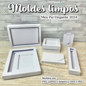 Kit Digital Moldes Limpos Pais - Arquivo Digital