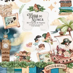 Kit Digital Peter Pan Png Album De Memorias E Scrapbooking 2