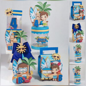 kit digital pool party menino em studio e pdf