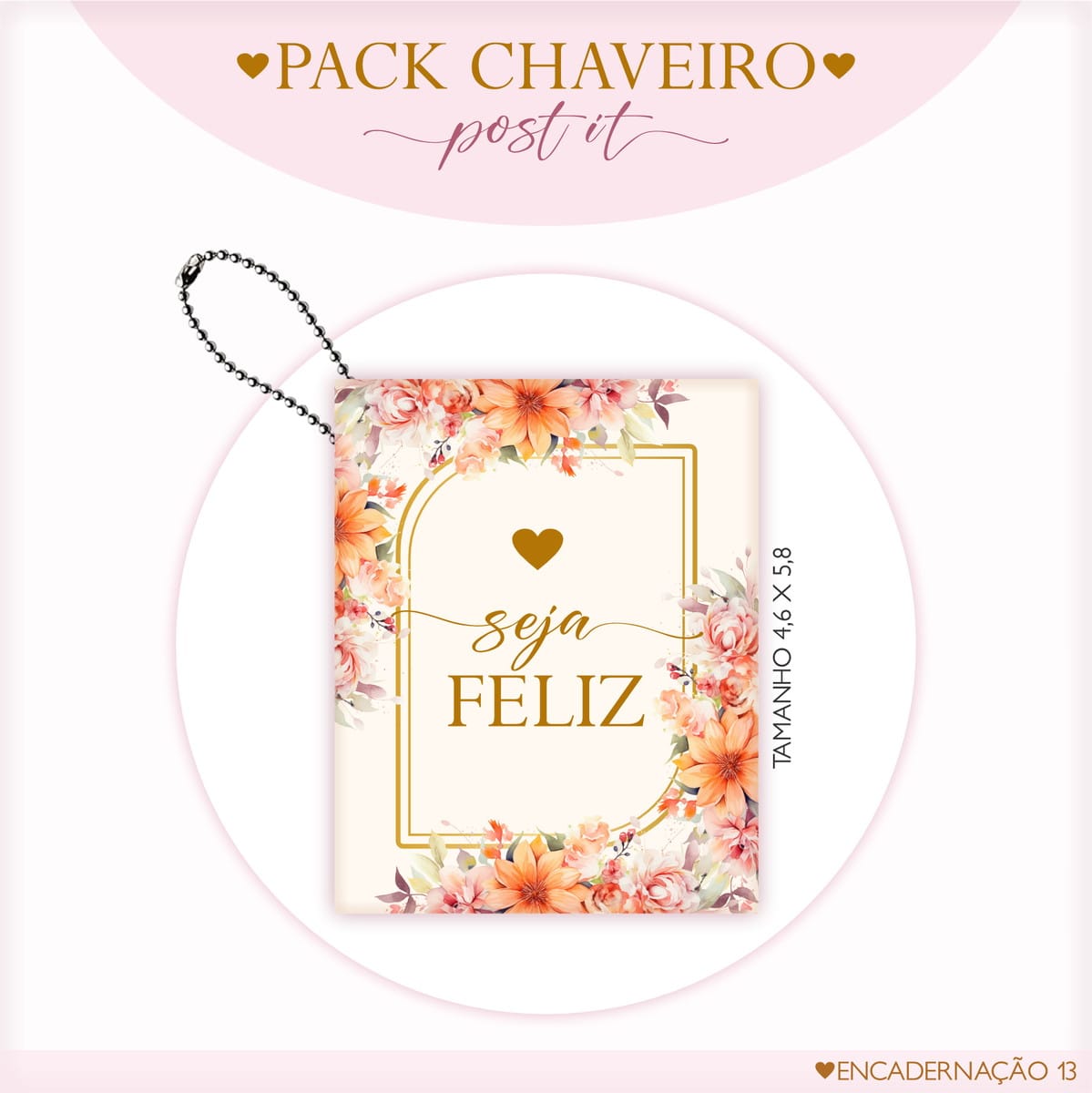 Kit Digital Post It Floral com 10 modelos PNG e PDF 5 Kit Digital Post It Floral com 10 modelos PNG e PDF - Imagem 5