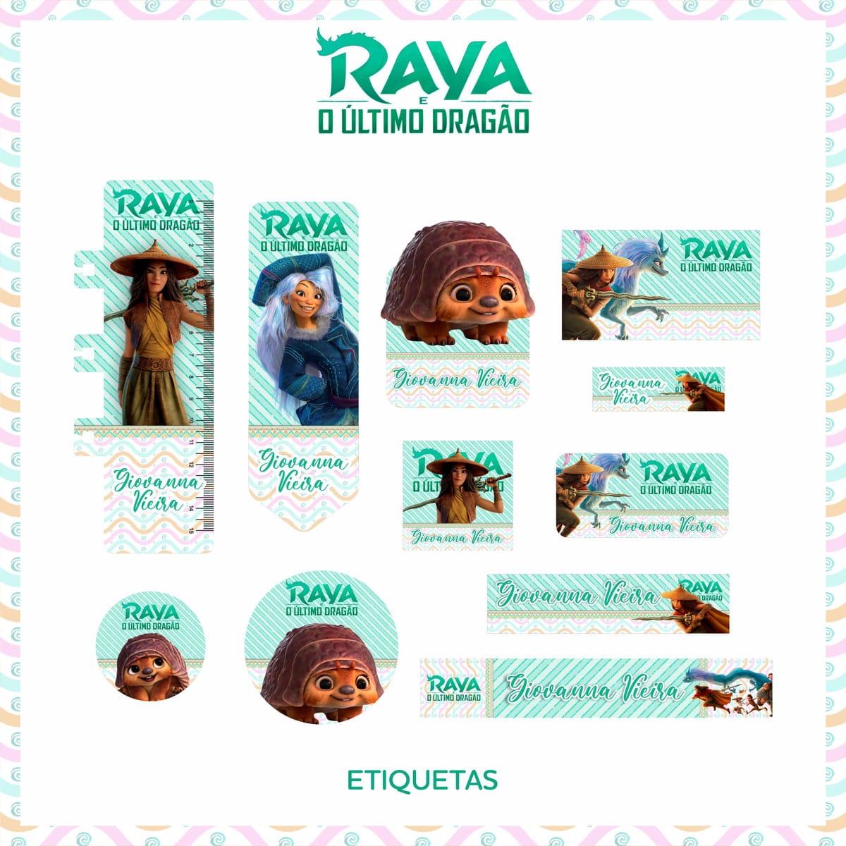 Kit Digital Raya e o Último Dragão para Encadernação 3 Kit Digital Raya e o Último Dragão para Encadernação - Imagem 3