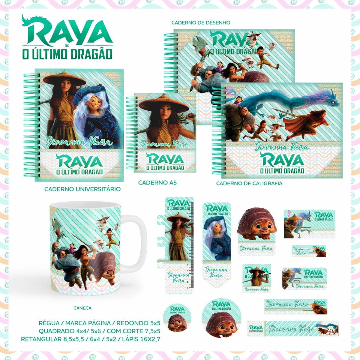 Kit Digital Raya e o Último Dragão para Encadernação 4 Kit Digital Raya e o Último Dragão para Encadernação - Imagem 4