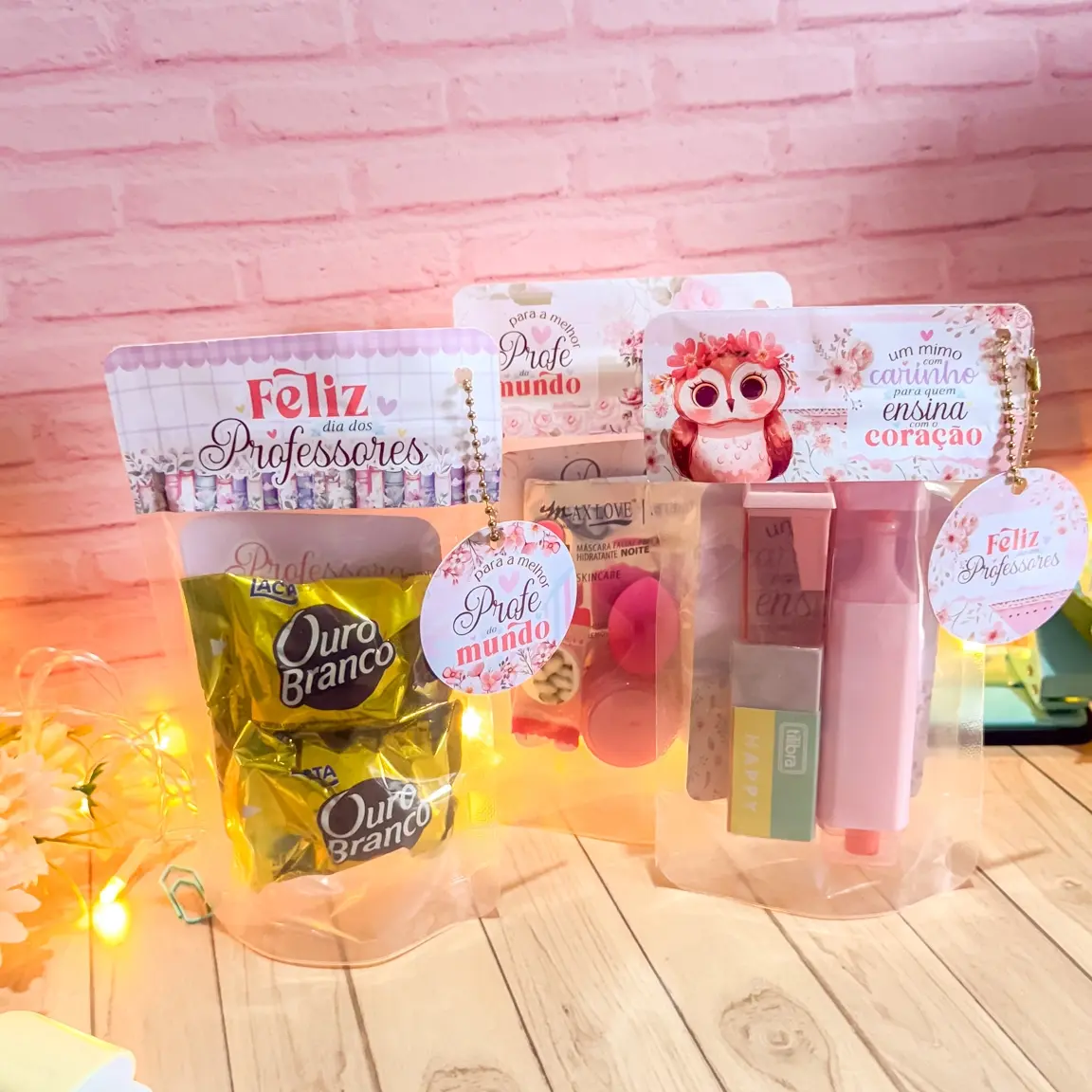 Kit Digital Saquinho Ziplock Mimo para Professoras 1 Kit Digital Saquinho Ziplock Mimo para Professoras