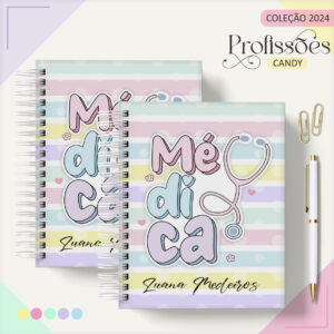 kit digital tema medico infantil para agenda e planner
