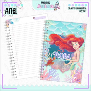 kit digital tema sereia para encadernacao e sublimacao