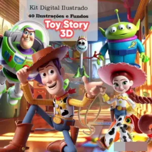 Kit Digital Toy Story PNG para Papelaria Personalizada