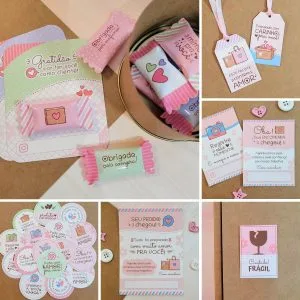 Kit Digital Umboxing P Imprimir Mimos P Embalagens E Envios