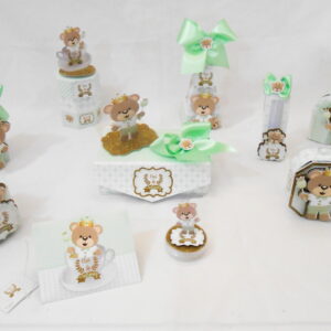 kit digital ursinho principe verde para festa infantil