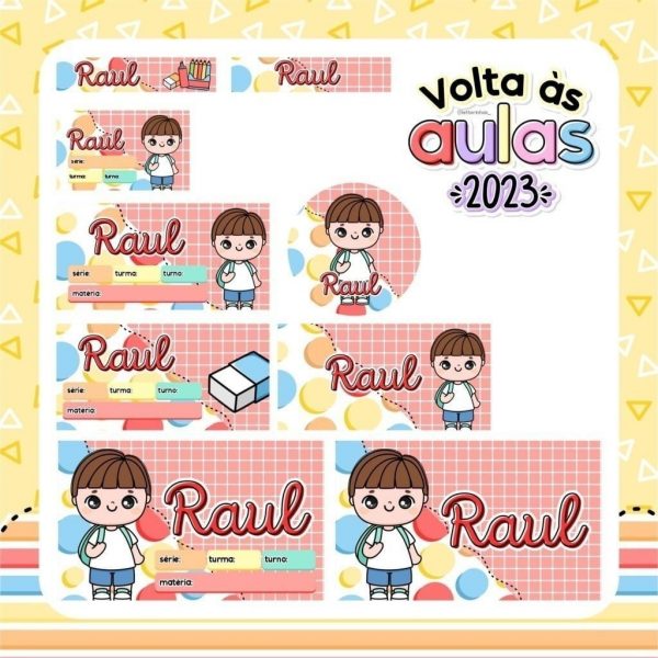 Kit Digital Volta Às Aulas 2023 Agenda Escolar Planner Artes