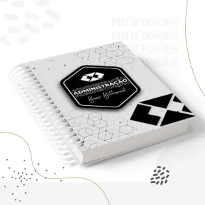 Kit Encadernação Administração Masculino - Arquivo Digital