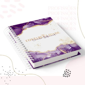 kit encadernacao contabilidade feminino com capas e miolos