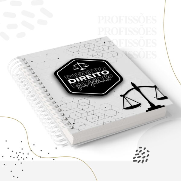 Kit Encadernação Direito Masculino - Arquivo Digital