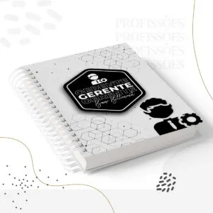 Kit Encadernação Gerente Masculino -Arquivo Digital