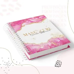 Kit Encadernação Manicure Feminino - Arquivo Digital 7 Kit Encadernação Manicure Feminino - Arquivo Digital
