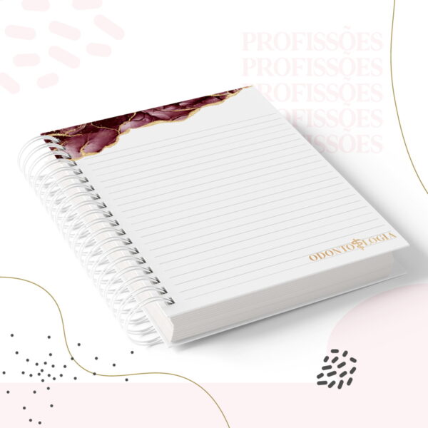 Kit Encadernação Odontologia Feminino - Arquivo Digital