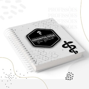 Kit Encadernação Odontologia Masculino -Arquivo Digital