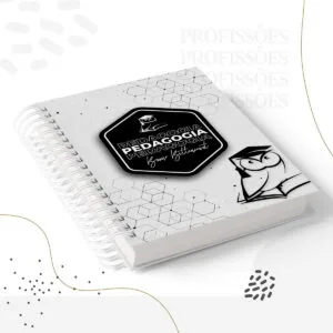 Kit Encadernação Pedagogia Masculino -Arquivo Digital