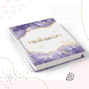 Kit Encadernação Professora Feminino - Arquivo Digital