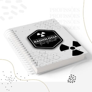 kit encadernacao radiologia masculino com capas e miolo