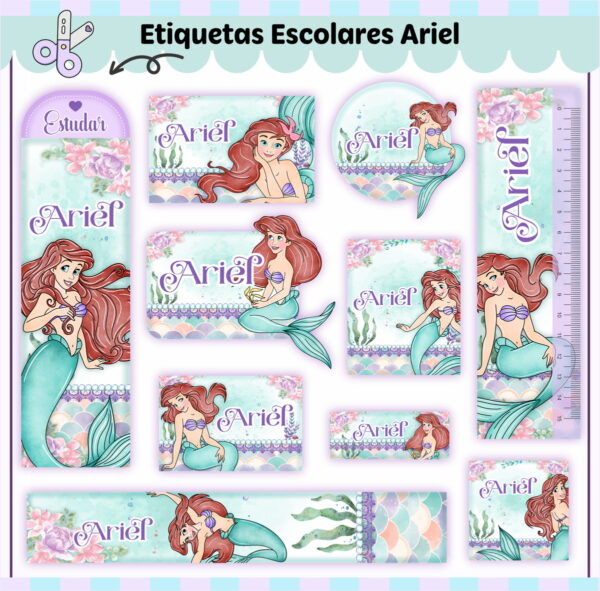 Kit Escolar Ariel - Arquivo Digital