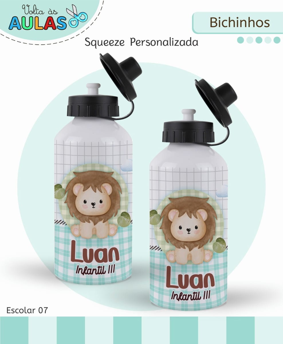 Kit Escolar Bichinhos para imprimir e personalizar 4 Kit Escolar Bichinhos para imprimir e personalizar - Imagem 4