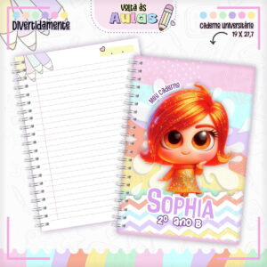 kit escolar divertidamente arquivo para encadernacao