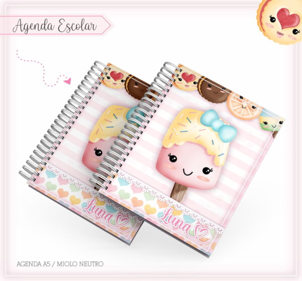 KIT ESCOLAR DOCINHOS CUTE - ARQUIVO DIGITAL