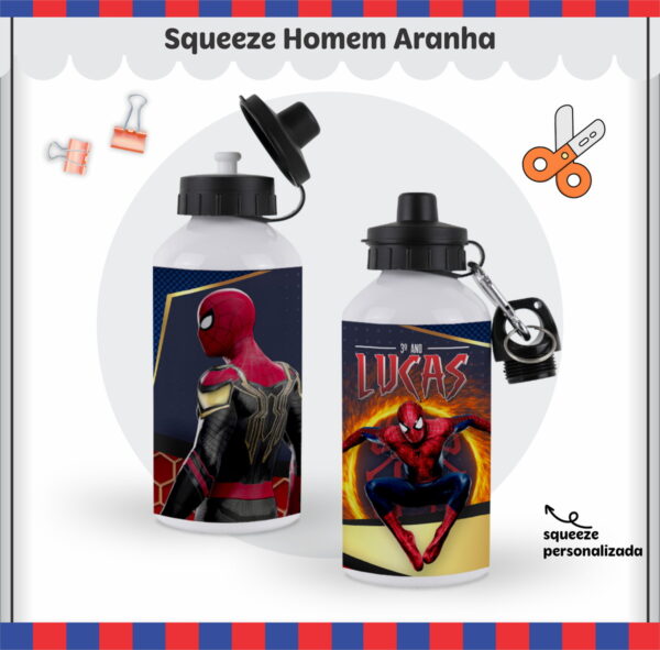 Kit Escolar Homem Aranha - Arquivo Digital