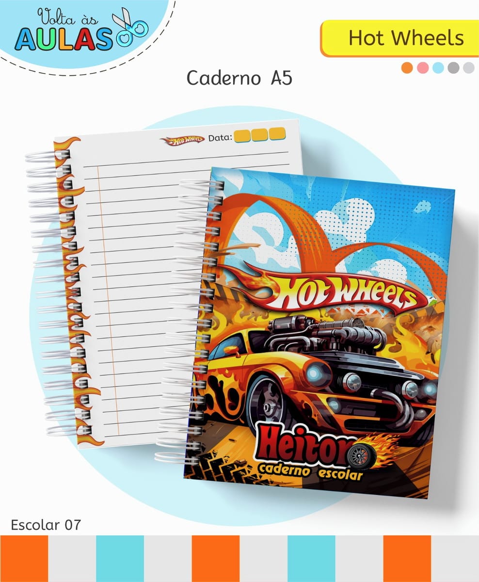 Kit Escolar Hot Wheels Para Imprimir Arquivo Digital 2 Kit Escolar Hot Wheels Para Imprimir Arquivo Digital - Imagem 2