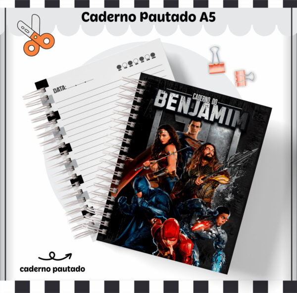 Kit Escolar Liga da Justiça - Arquivo Digital