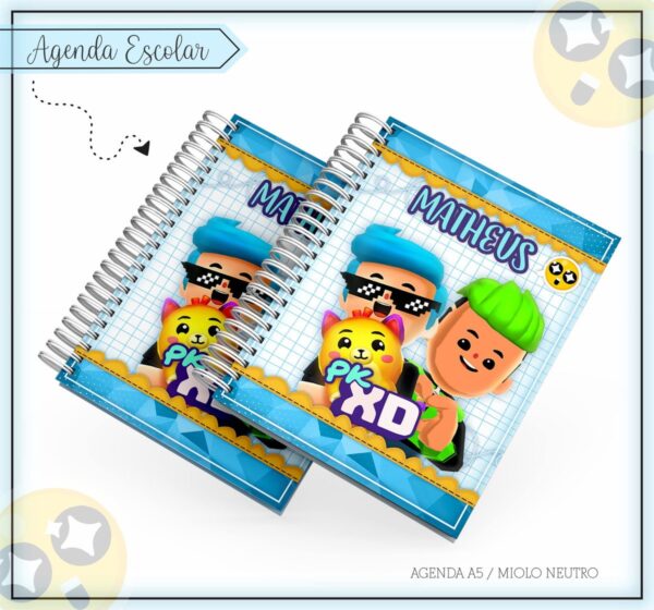 KIT ESCOLAR PKXD MENINO - ARQUIVO DIGITAL