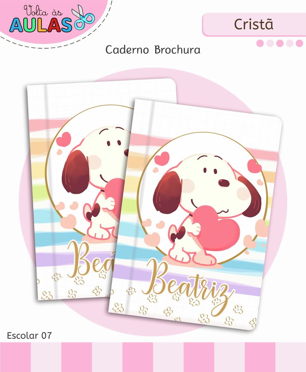 Kit Escolar Snoopy Digital para Cadernos e Sublimação 2 Kit Escolar Snoopy Digital para Cadernos e Sublimação - Imagem 2