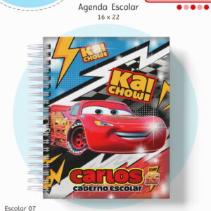 kit escolar tema carros digital para personalizar