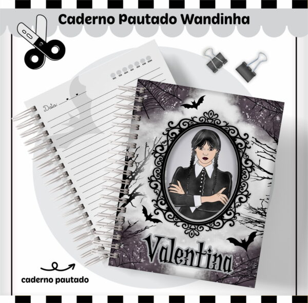 Kit Escolar Wandinha - Arquivo Digital