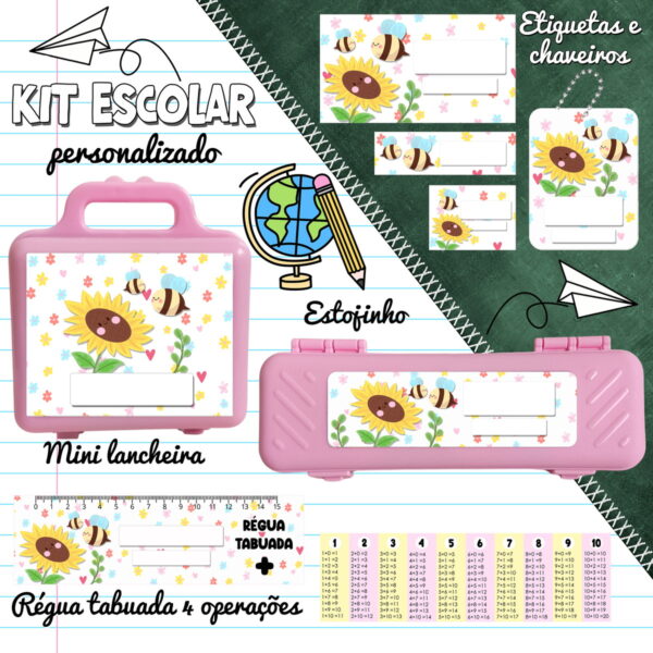 Kit Etiquetas Escolares - Arquivo Digital