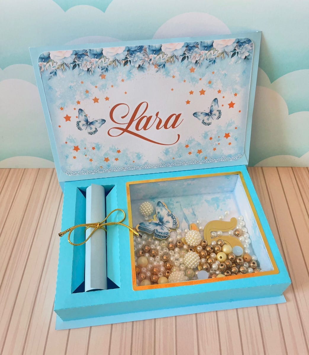 Kit Festa 15 Anos Digital Azul Dourado em Studio e PDF 3 Kit Festa 15 Anos Digital Azul Dourado em Studio e PDF - Imagem 3