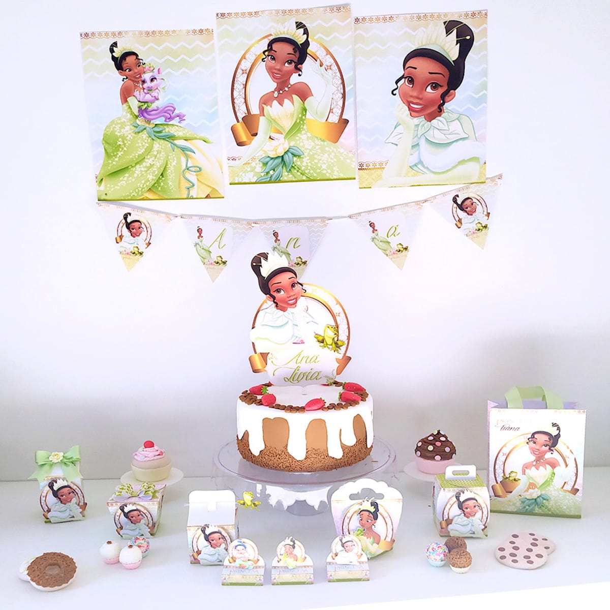 Kit Festa A Princesa e o Sapo Digital Completo 1 Kit Festa A Princesa e o Sapo Digital Completo