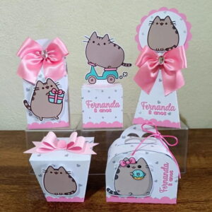 kit festa cat pusheen studio para lembrancinhas e tags
