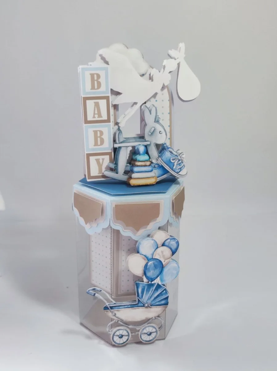 Kit Festa Chá de Bebê Menino Luxo - Studio e pdf 4 Kit Festa Chá de Bebê Menino Luxo - Studio e pdf