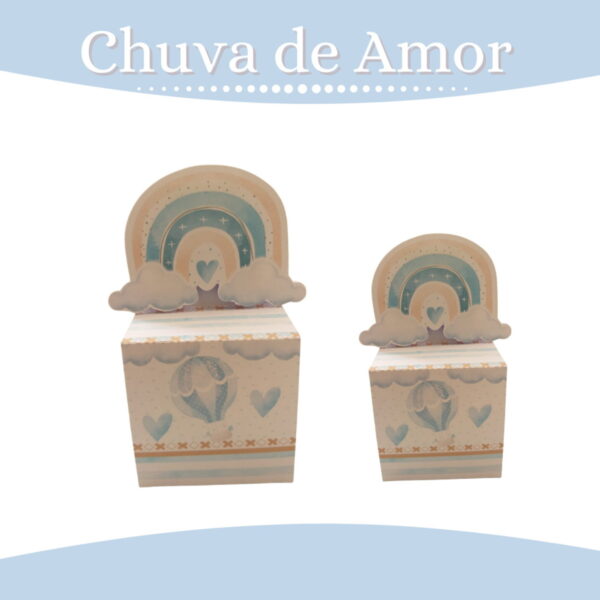 Kit Festa Chuva De Amor Menino - Arquivo Digital