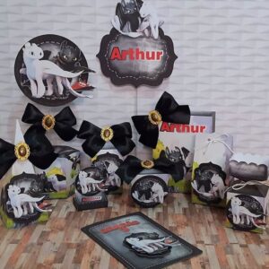 Kit Festa Como treinar seu dragão - Arquivo Digital
