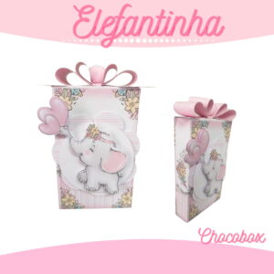 kit festa elefantinha menina com arquivos pdf e studio