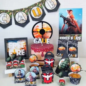Kit Festa Free Fire - Arquivo Digital 12 Kit Festa Free Fire - Arquivo Digital