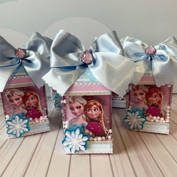 Kit Festa Frozen Rosa E Azul - Arquivo Digital
