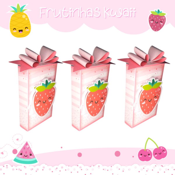 Kit Festa Frutas Kwaii - Arquivo Digital