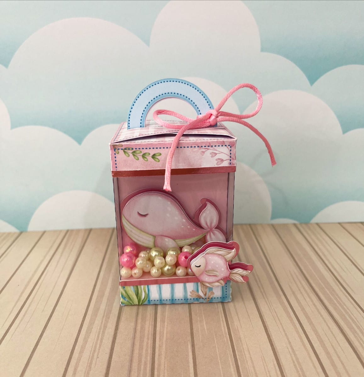 Kit Festa Fundo do Mar Rosa com Studio e PDF 5 Kit Festa Fundo do Mar Rosa com Studio e PDF - Imagem 5