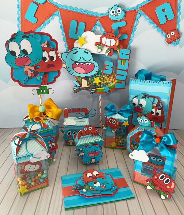 Kit Festa Gumball - Arquivo Digital